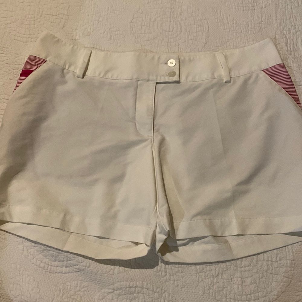 Adidas women’s athletic shorts.